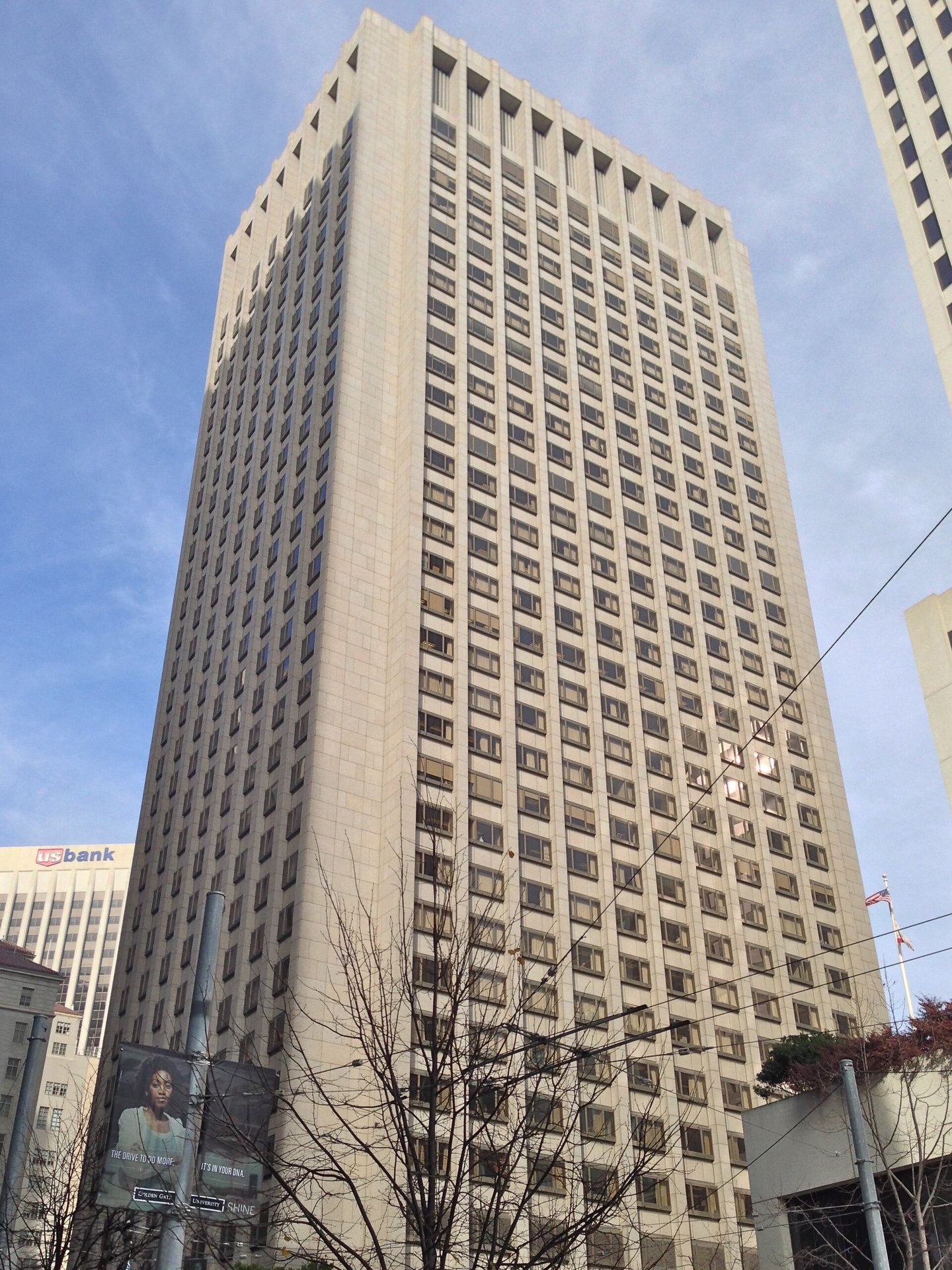 Downtown financial district towers.