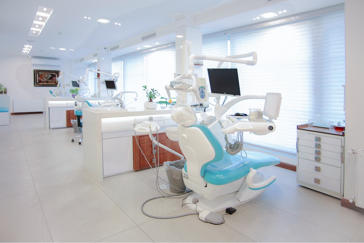 Comfortable dental care setting.